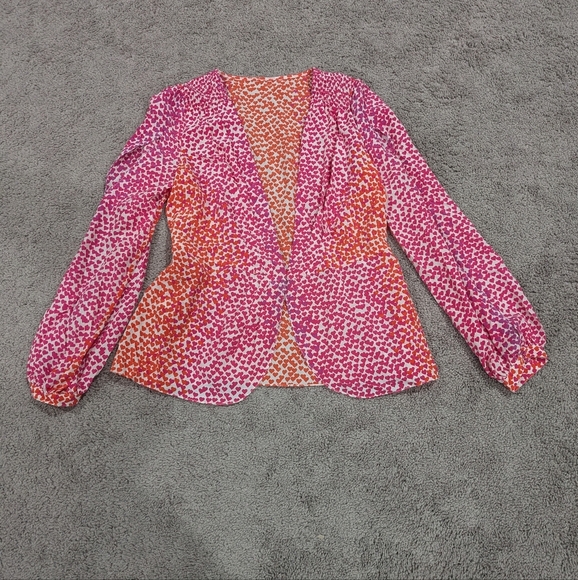 Valentine's 100% Silk Blouse - Picture 1 of 12